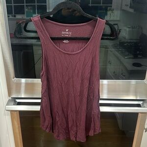American Eagle Outfitters Maroon Tank